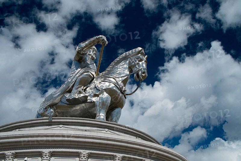Forty-metre high statue of Genghis Khan