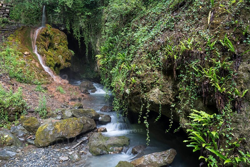 Cave in the ravine of the Salentze River