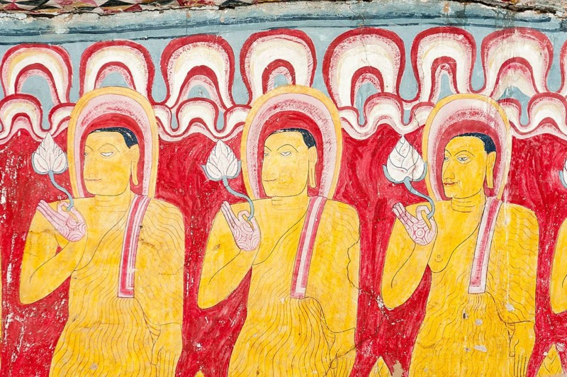 Colourful wall painting