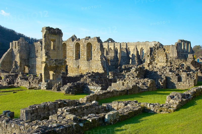 Ruins of the Cistercian Gothic Rievaulx Abbey