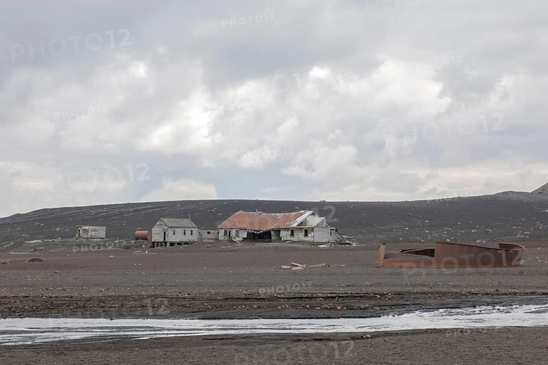 The dilapidated research station