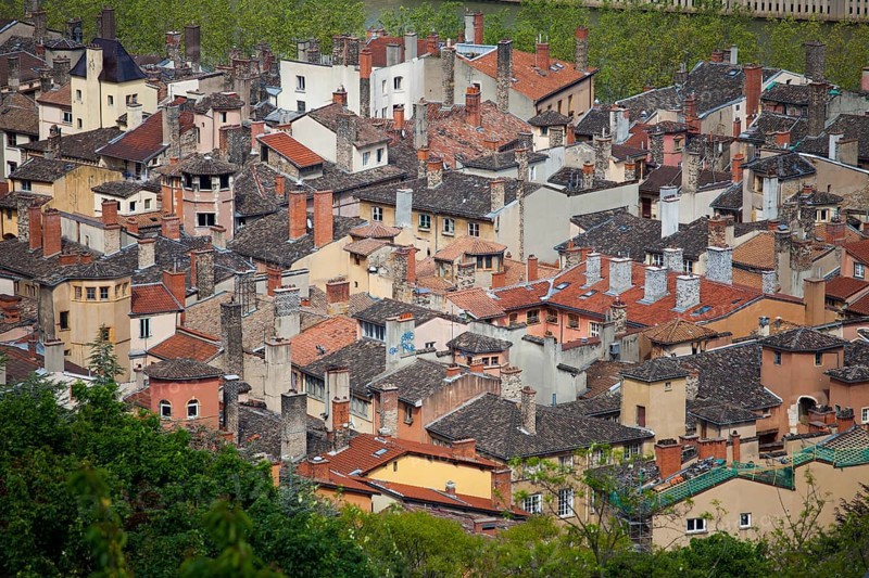 View from Basilica Notre-Dame de Fourviere, Lyon