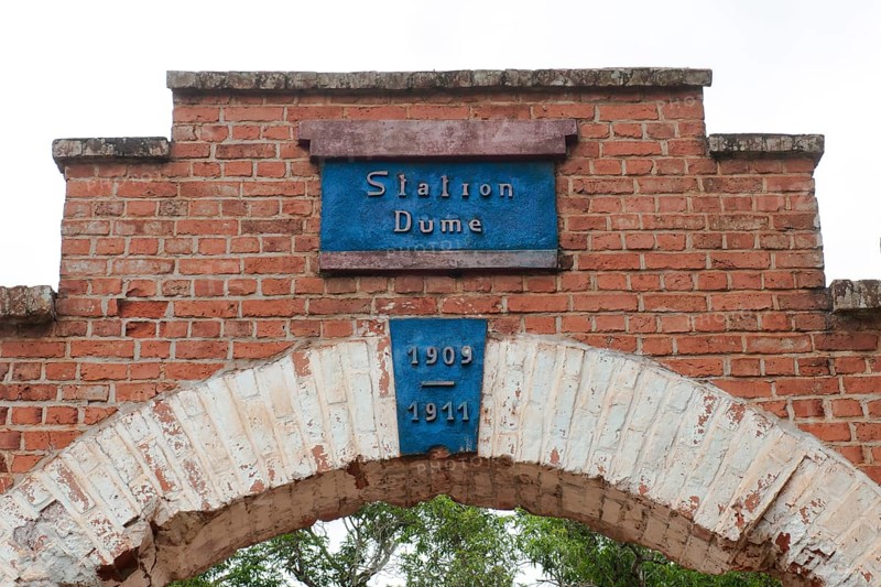 Archway of the Station Dume from the German colonial period