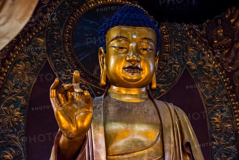 Golden Buddha statue