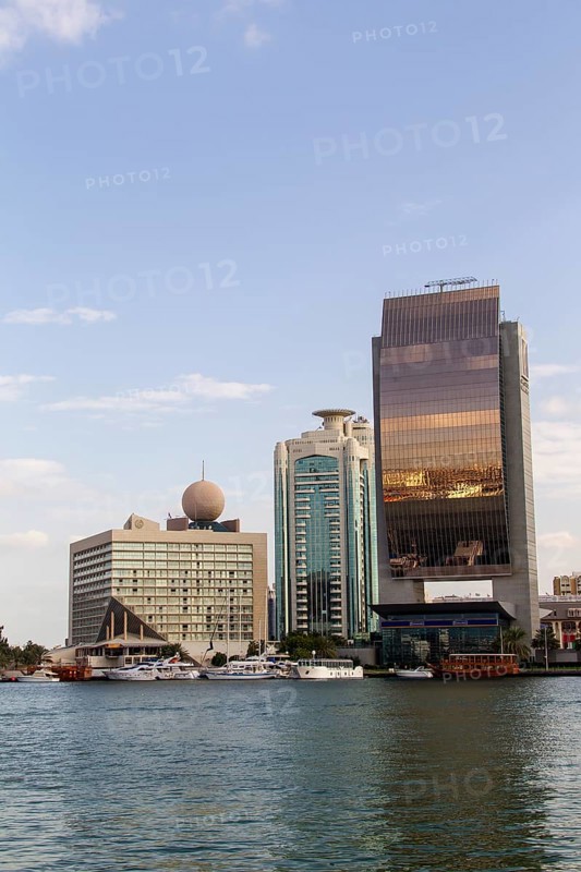 Modern architecture at Dubai Creek