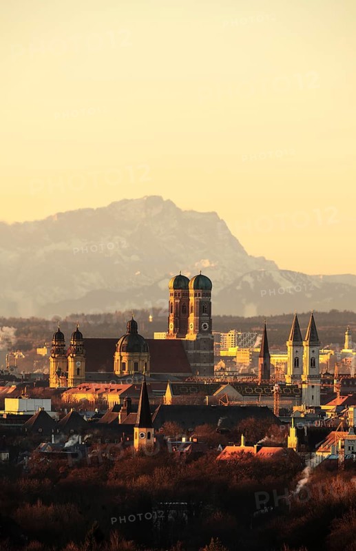Skyline with Frauenkirche Church