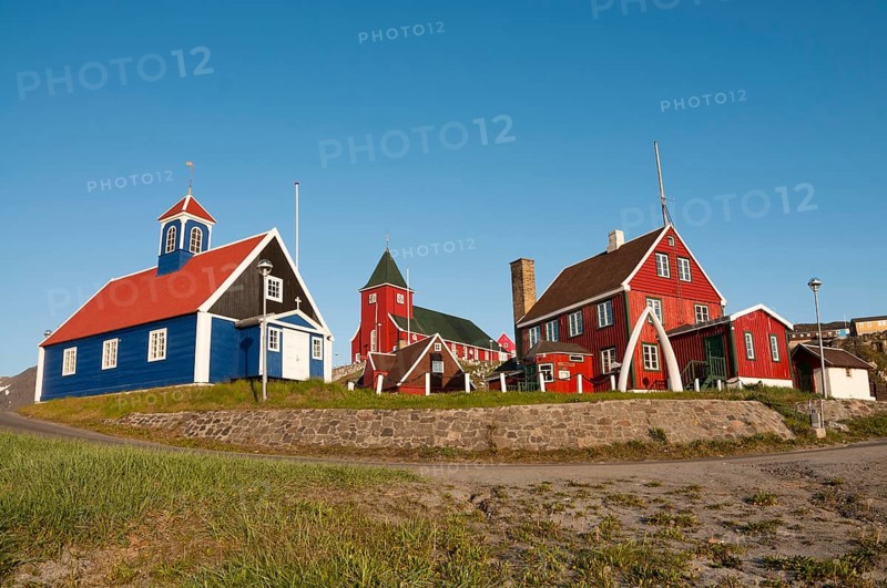 Church and houses