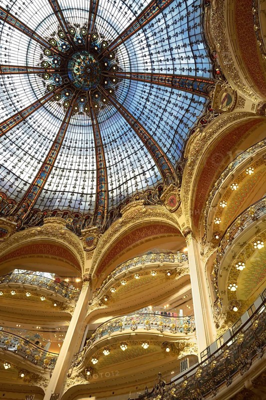 The dome of the Galeries Lafayette