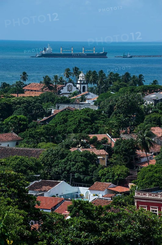 Overlooking the colonial city of Olinda