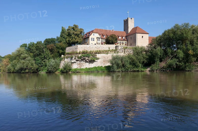 Grafenburg castle on the Neckar river