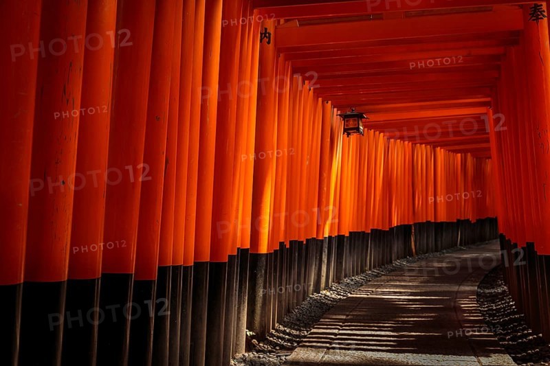 Walkway with torii leading to the inner shrine
