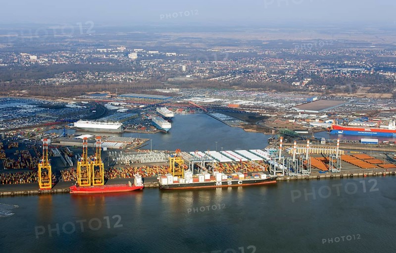 Bremen City Seaport area