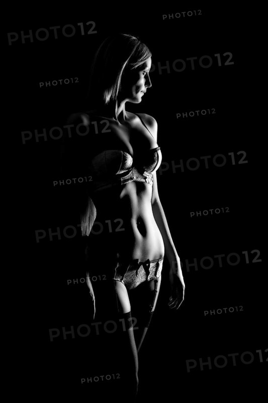 Woman wearing lingerie