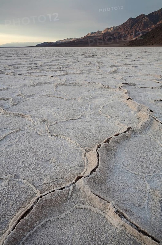 Salt crusts at the Badwater Basin