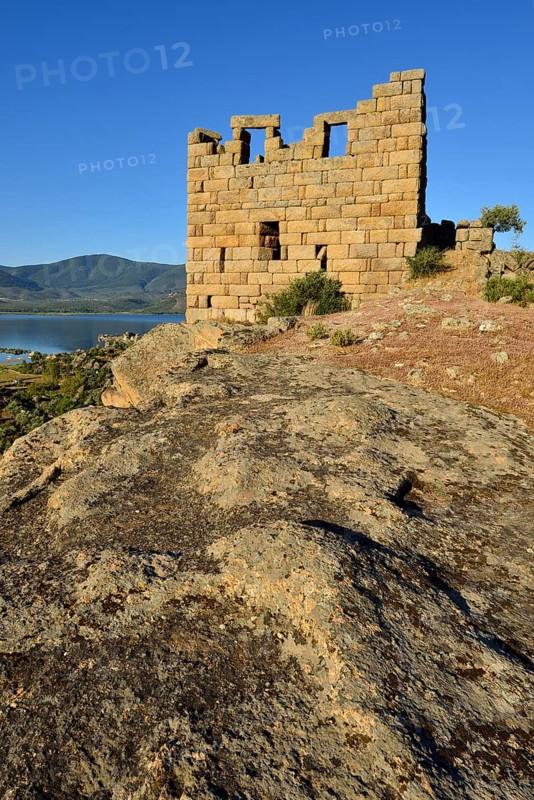 Antique city wall of Heracleia by Latmus
