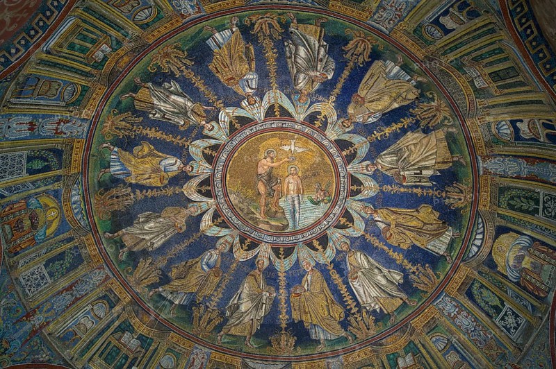 Mosaic ceiling