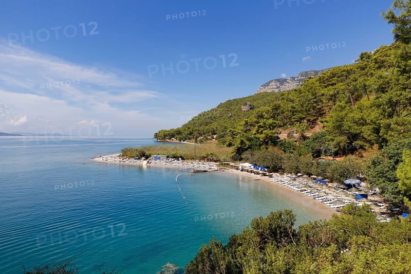 Cinar plaji beach in Akyaka