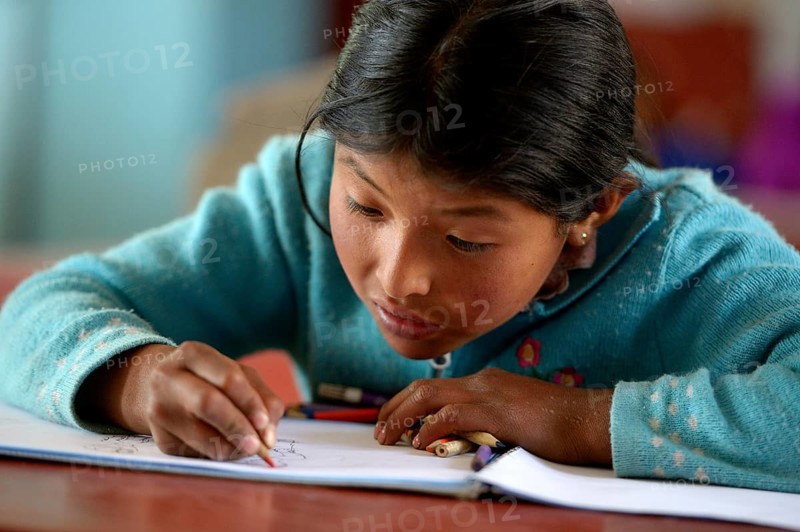 Girl at school