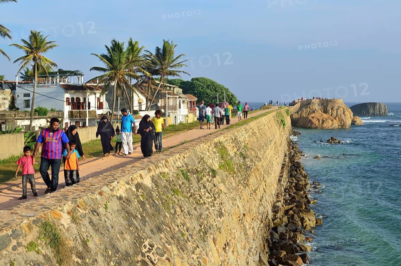 View from the fortification wall of Flag Rock Bastion