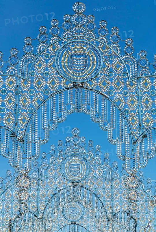 Festive decoration at the Feria del Caballo