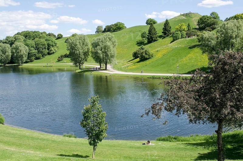 Olympic Park with Olympic Mountain and Olympic Lake