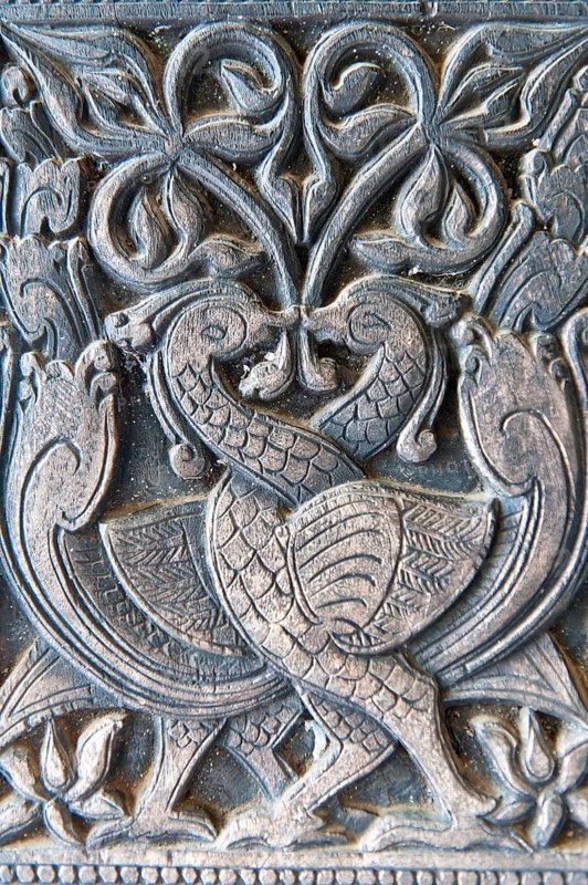 Ornate wood carving
