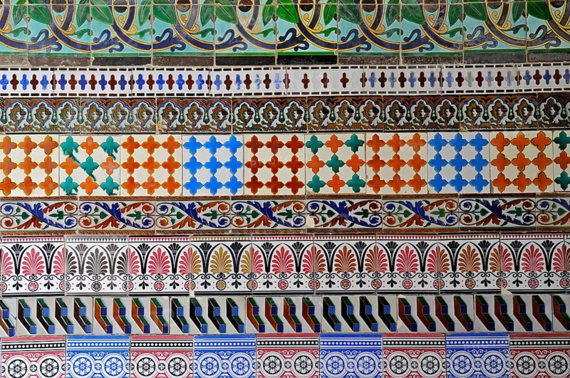 Old Spanish tiles