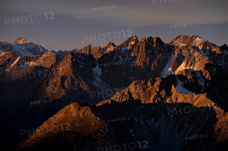 Sunrise over the Lech Valley Alps