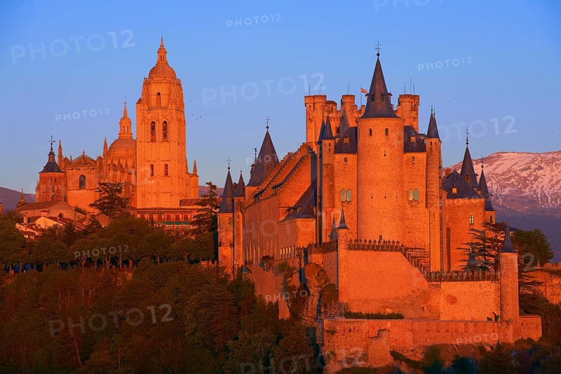 Segovia Cathedral and Alcazar fortress