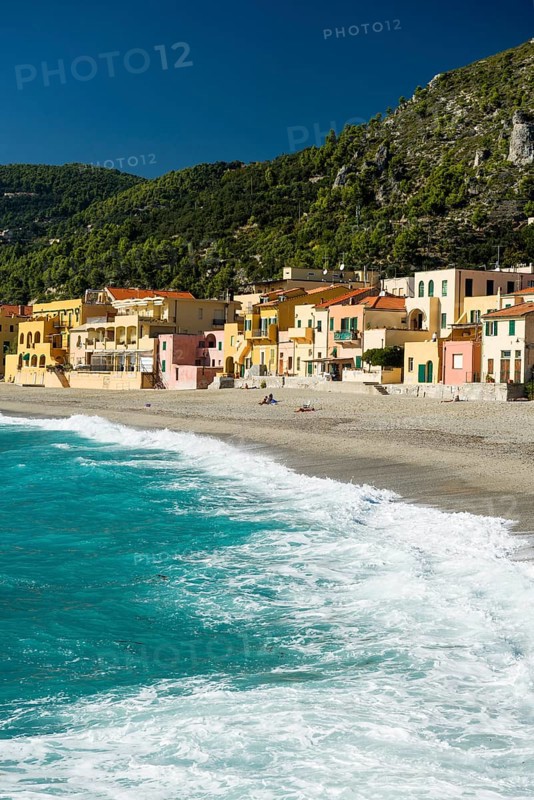 Typical houses on the beach