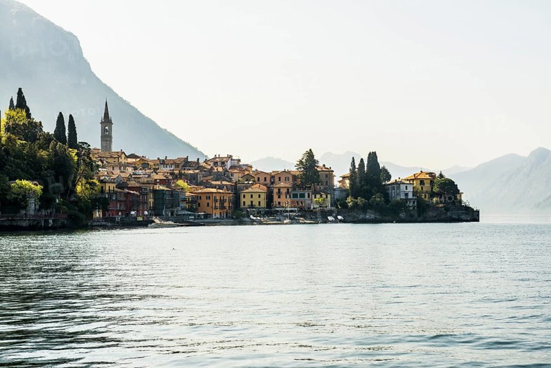 Village on the lake