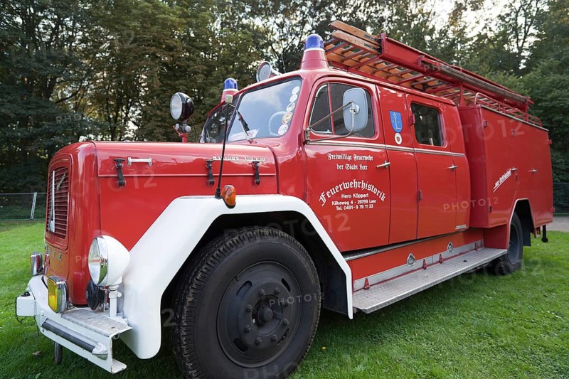 Vintage fire engine by Magirus