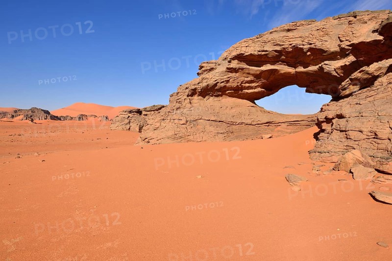 Natural arch at Tin Merzouga
