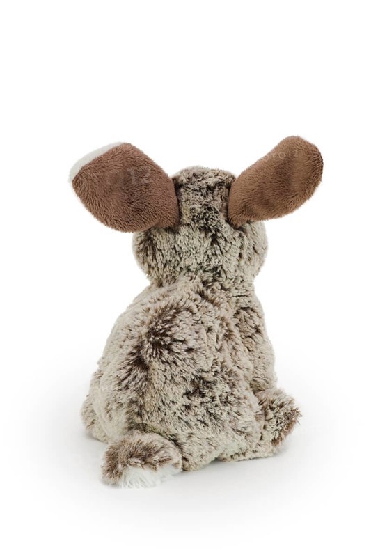 Plush bunny from behind