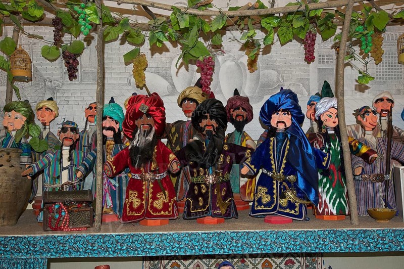 Traditional hand puppets