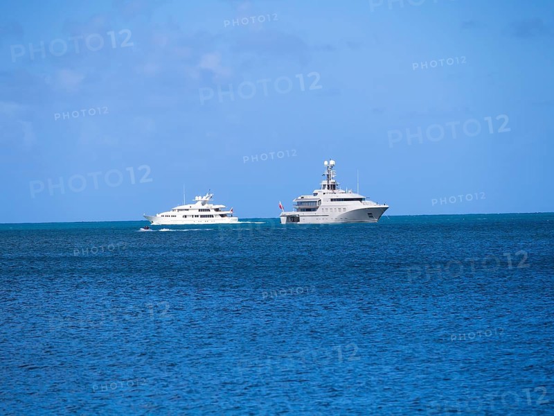 Motor yachts in Rodney Bay