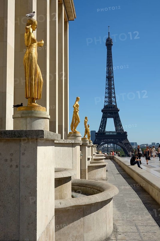 The Eiffel Tower from the Place du Trocadero