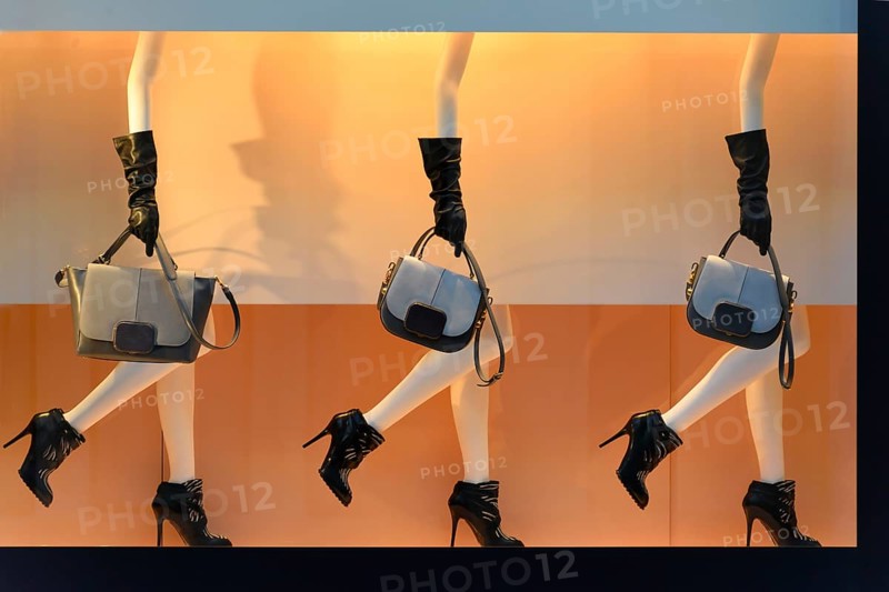 Art installation in a shop window