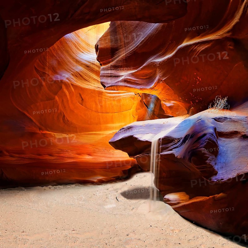 Trickling sand