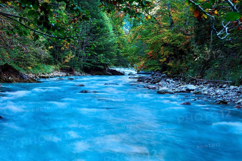 Rissbach river in Vorderriss