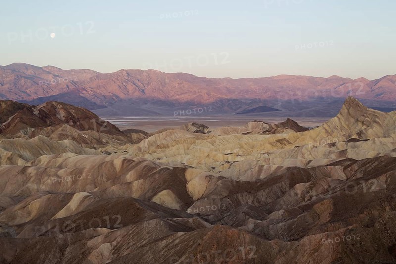 The Panamint Range and the Death Valley at dawn