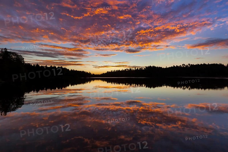 Sunrise at a lake