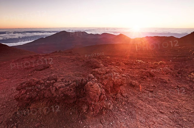 Sunrise at Haleakala Volcano