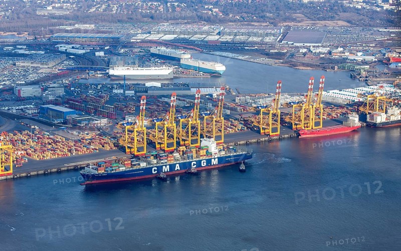 Bremen City Seaport area