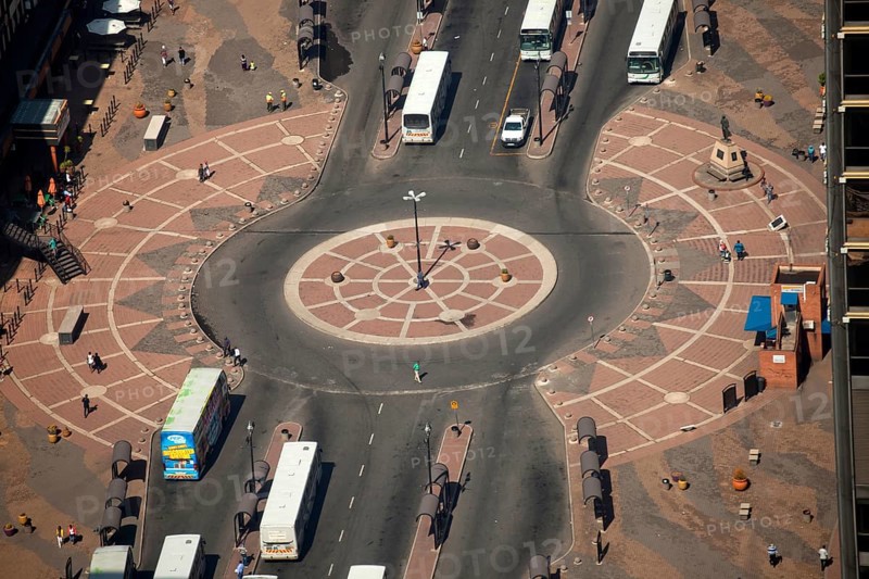 View from the Carlton Centre over Ghandi Square