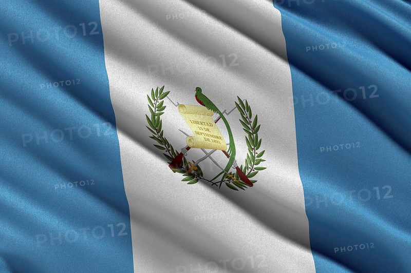 Flag of Guatemala waving in the wind