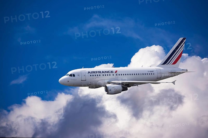 Air France Airbus A318-111 in flight