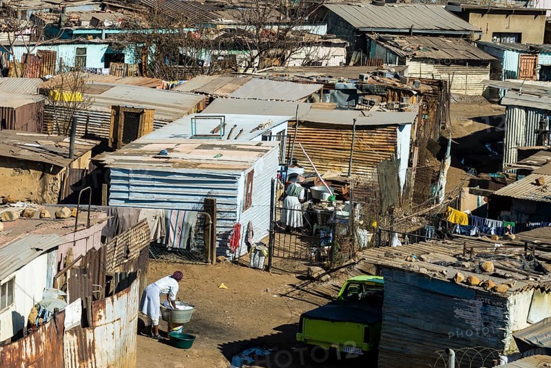 Tin shacks