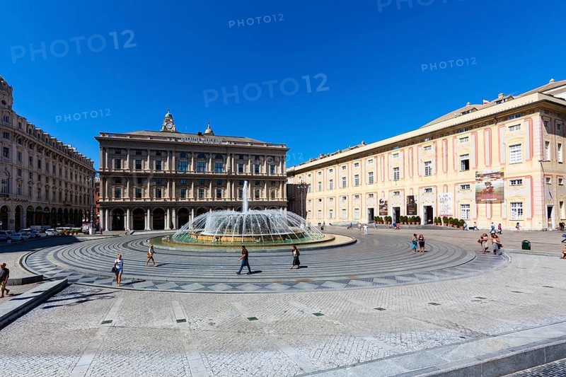 Piazza De Ferrari with fountain