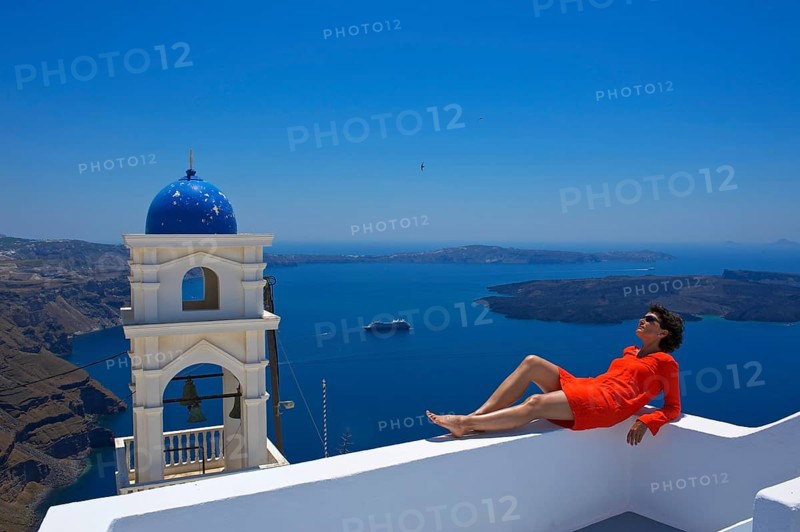 Woman sunbathing